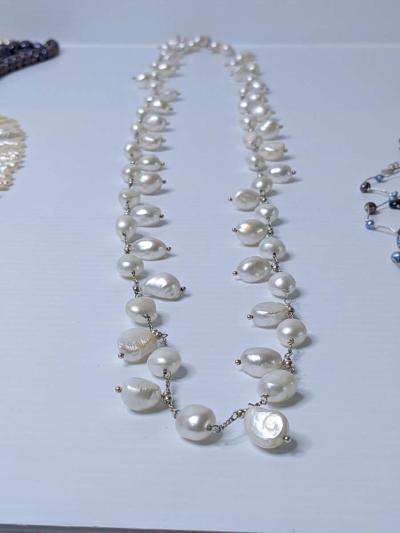 Real pearl necklace - Thumbnail 2