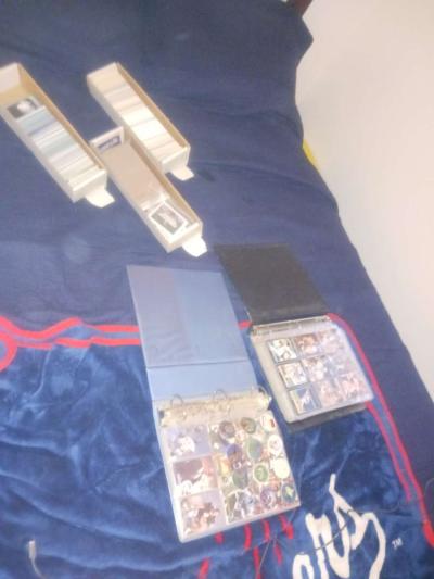 Baseball Football and Basketball cards