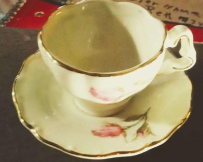 Decorative TEA CUP AND SAUCE ATTACHED HANGING ORTIMENT - Thumbnail 2