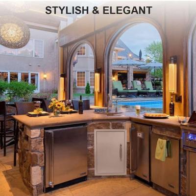 Outdoor Kitchen Door 14Wx20H BBQ Single Access Door Stainles - Thumbnail 2