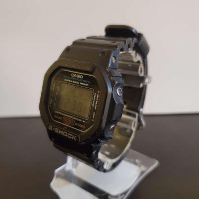 Casio Mens GShock DW5600 Classic Black Resin 44mm New Batter - Thumbnail 2