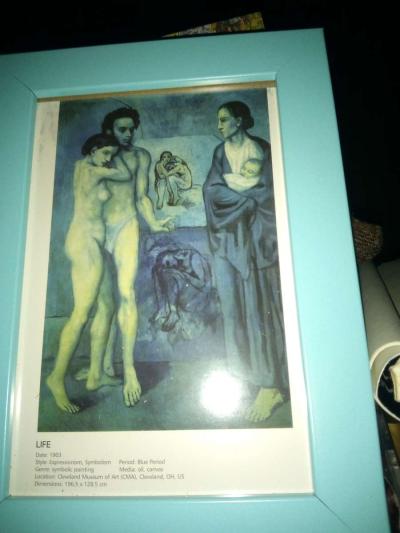 Framed Picasso art two in set - Thumbnail 2