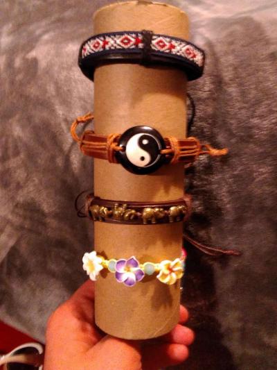 bracelets of symbolism with owls turtles and elephants - Thumbnail 2