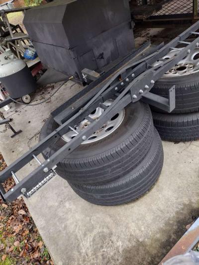 motorcycle or scooter hauler goes in Reese hitch - Thumbnail 2