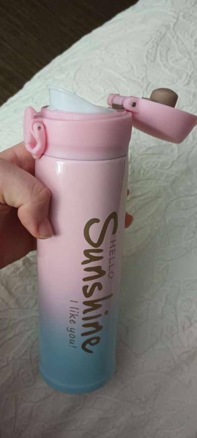 A steel drinking cup thermos - Thumbnail 2