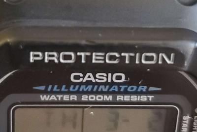 Casio Mens GShock DW5600 Classic Black Resin 44mm New Batter - Thumbnail 4