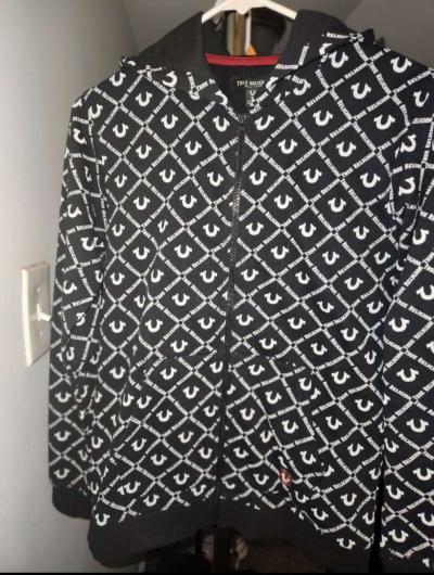 True Religion zip up hoodie - Thumbnail 2