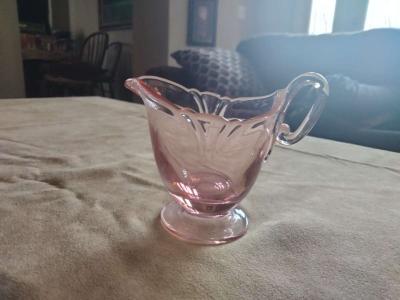 1940  vintage pink glassware - Thumbnail 3