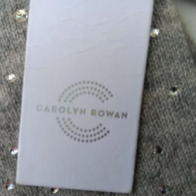 Cashmere Gray Studded Gloves - Thumbnail 2