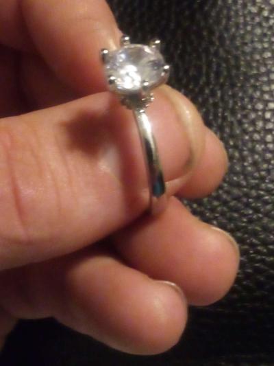 D 2ct 925 sterling silver vintage wedding ring for women - Thumbnail 4