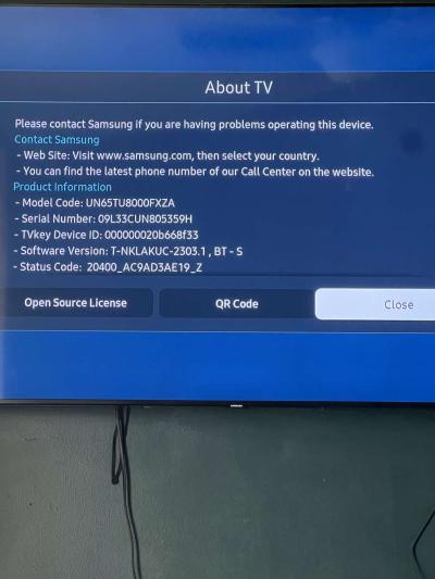 Samsung 8 series 65 smart tv - Thumbnail 3