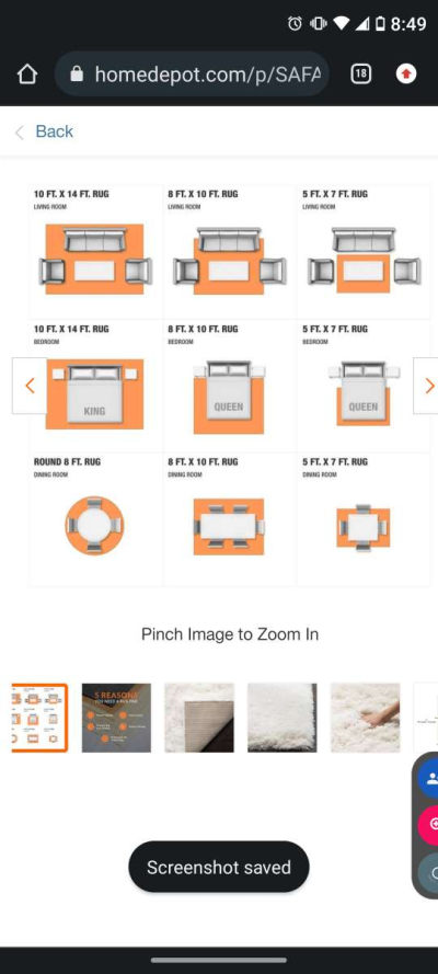 safavieh polar rug white 9x12 - Thumbnail 5