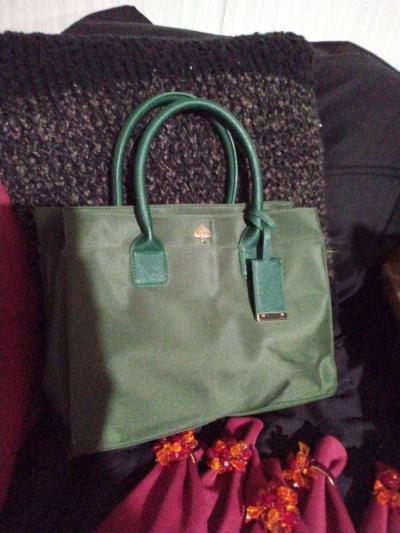 LOULU GREEN HANDBAG