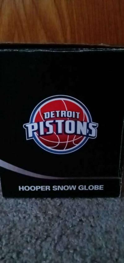 Detroit Pistons snow globe - Westland, Michigan