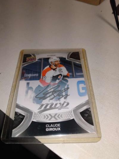 2021 2020 to MVP upper Deck Claude Giroux autograph - Thumbnail 1