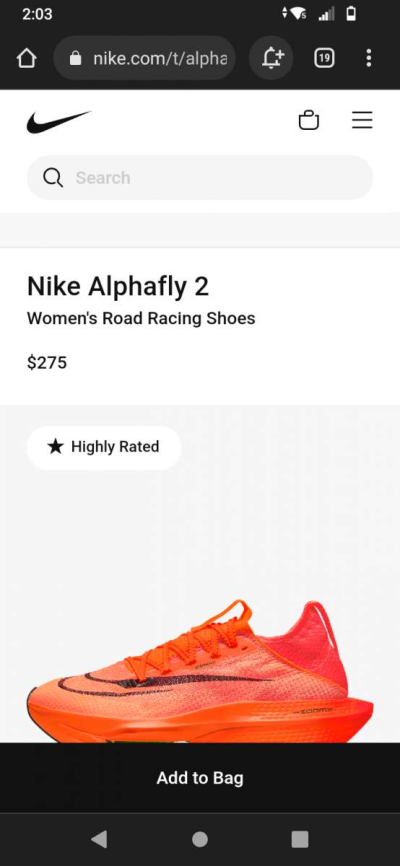 WOMENS ALPHAFLY NIKE - Thumbnail 3