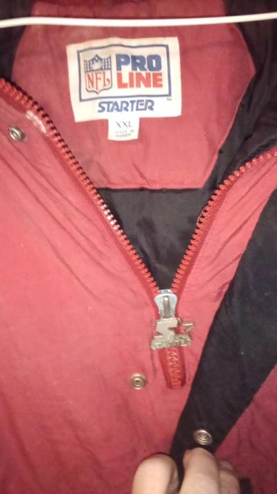 SF 49ers Pro line starter half zip jacket - Thumbnail 4