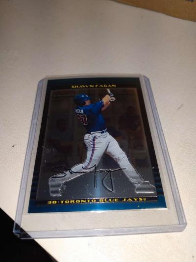 2002 Bowman Chrome rookie card autograph Sean Fagan - Thumbnail 1