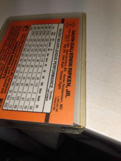 1990 donruss card number 96 Cal ripken Jr error card - Thumbnail 3
