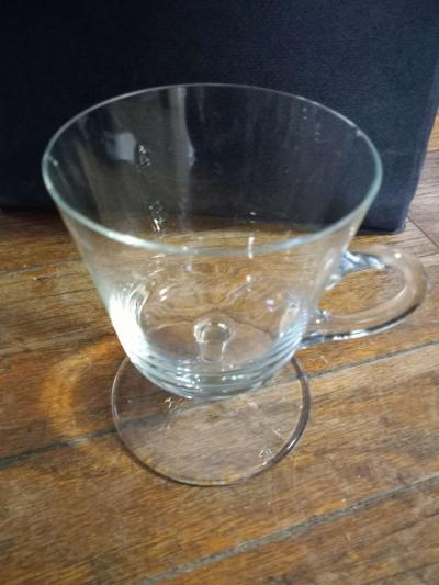 vintage glass cups