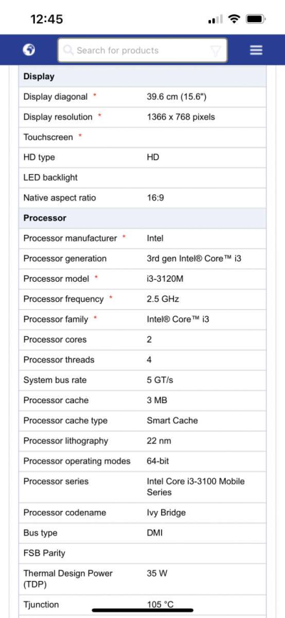Toshiba C55C5 i3 intel laptop barely used in box - Thumbnail 3