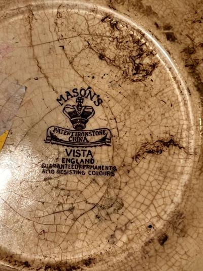 vintage brown transferware - Thumbnail 3