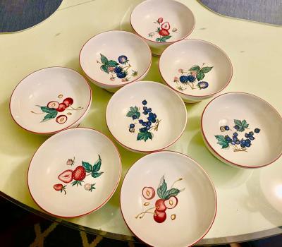 Villeroy and Bosch parfait bowls made in Luxenberg in 1748 - Claremont, California