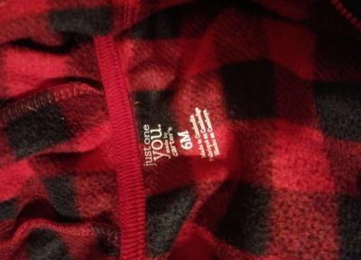 Carters 6 month baby snuggle outfit - Thumbnail 2