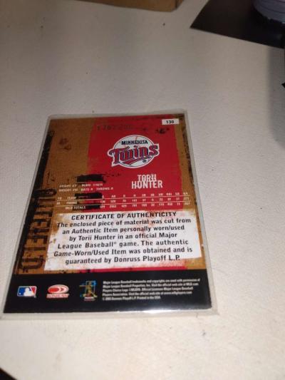 1985 relic leather and lumber Tori Hunter - Thumbnail 2
