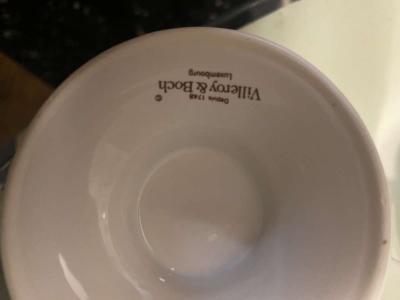 Villeroy and Bosch parfait bowls made in Luxenberg in 1748 - Thumbnail 2