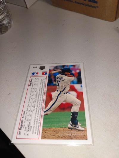 1991 upper Deck Jeff bagwell card number 755 - Thumbnail 2