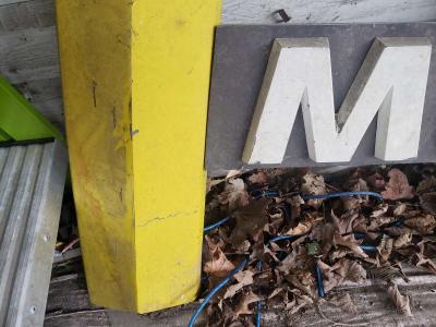 aluminum collectable antique  mc donalds sign - Thumbnail 2