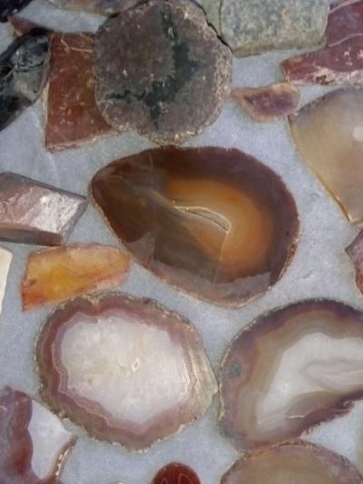 agatized petrified wood slabs - Thumbnail 3