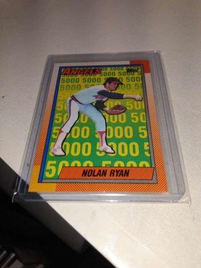 1990 Topps Nolan Ryan 5000 strikeouts - Thumbnail 1