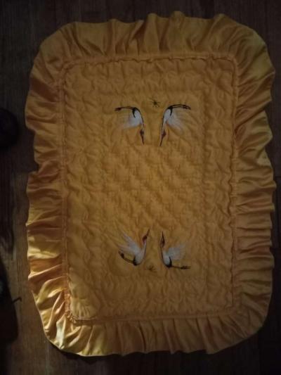 vintage Korean embroidered pillowcase