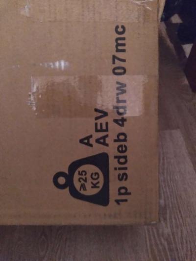 two 4 drawer and two 2 drawer with shelves grey chests - Thumbnail 4