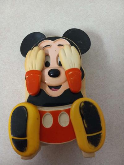 vintage Mickey mouse windup toy