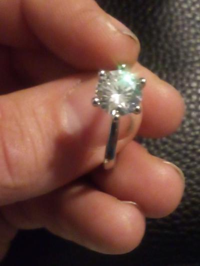 D 2ct 925 sterling silver vintage wedding ring for women - Thumbnail 6