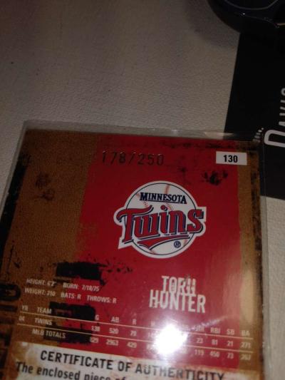 1985 relic leather and lumber Tori Hunter - Thumbnail 3