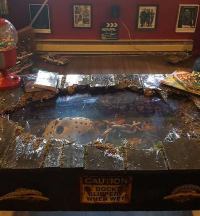 custom made Friday the 13th table