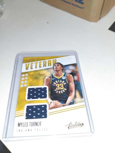 2021 panini Miles Turner dual relic - Thumbnail 1
