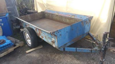 homemade steel trailer - Thumbnail 2