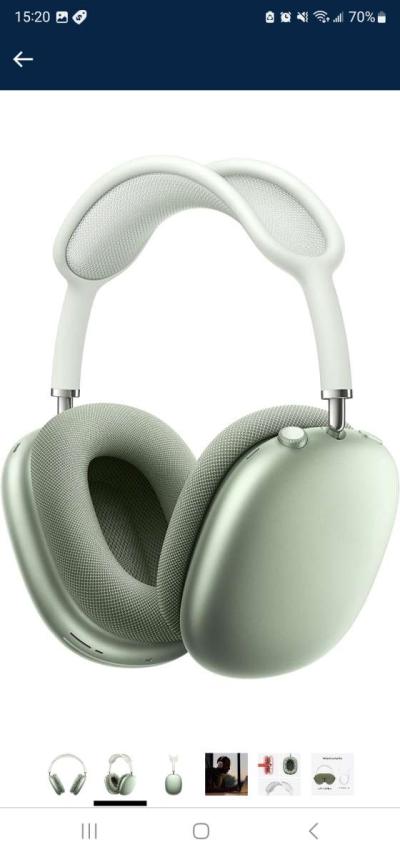 Apple AirPods Max w Smart case Green Brand New  Factory Seal - Thumbnail 2