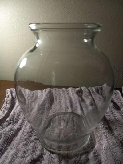 Vintage glass vase