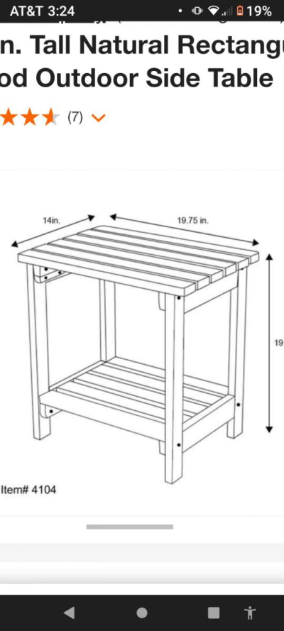 2 LAKELAND MILLS ADK chair and table set - Thumbnail 6