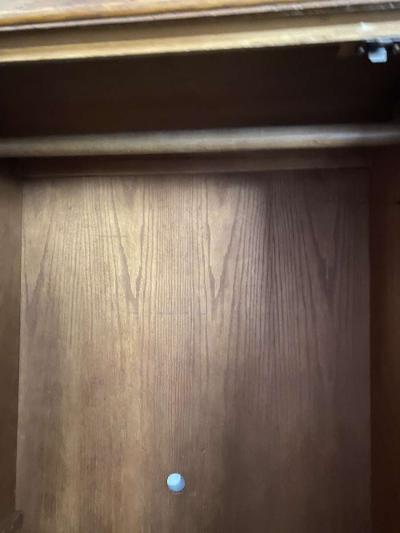 Solid oak antique armoire - Thumbnail 5