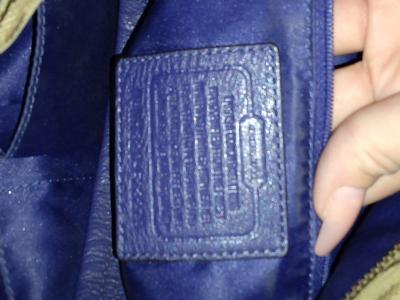 COACH BLUE AND TAN SIGNATURE C - Thumbnail 2