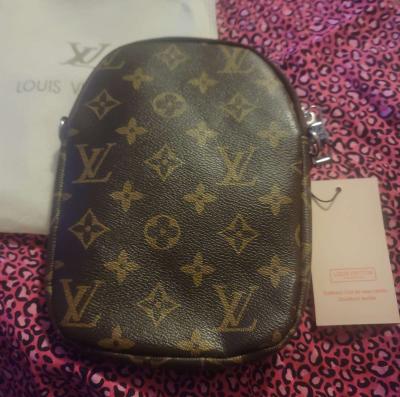 Designer LV brown shoulder Handbag NWT - Thumbnail 4