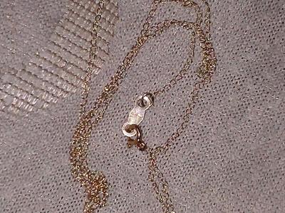 14kt yellow gold link chain necklace 18 inch long - Thumbnail 3