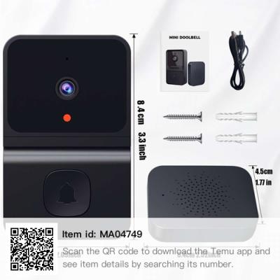 wireless wifi camera doorbell with intercom and lock